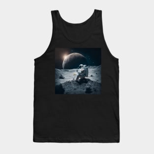 Content Creator on the Moon Tank Top
